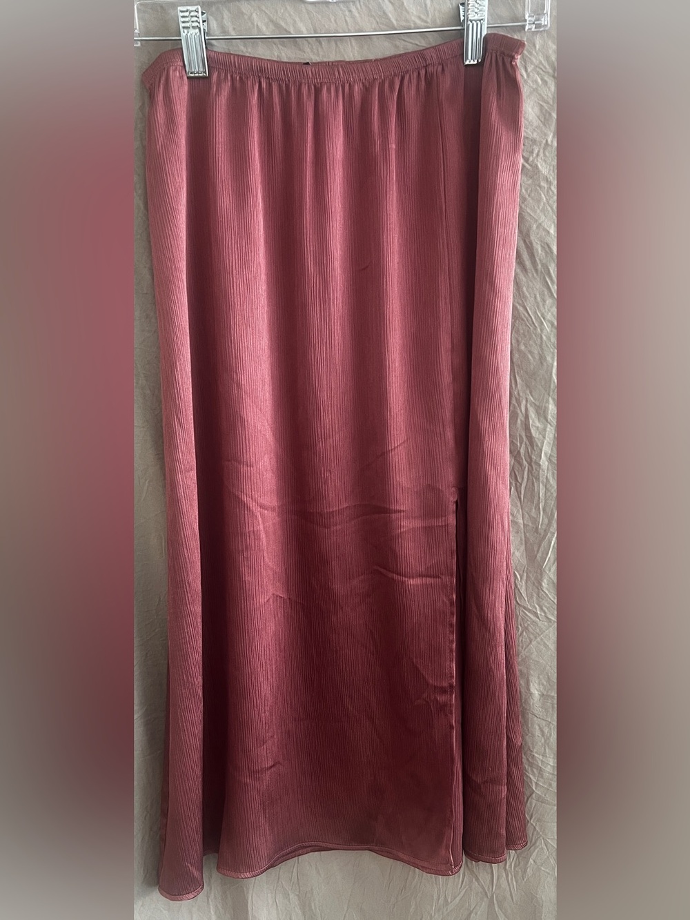 Trixxi Rose Mauve Long A-Line Skirt